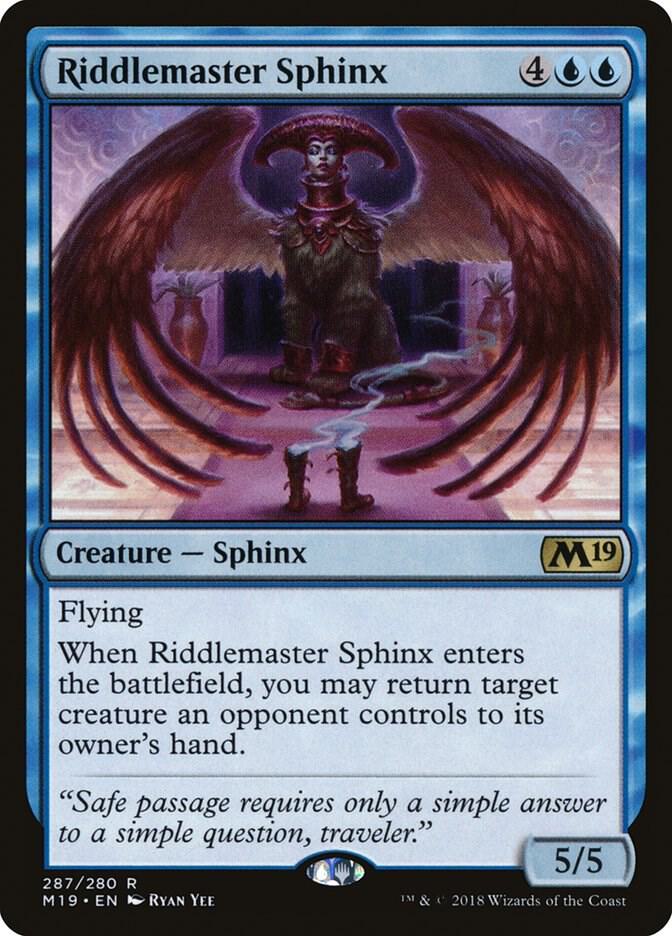 Riddlemaster Sphinx - Core Set 2019 - Magic: The Gathering