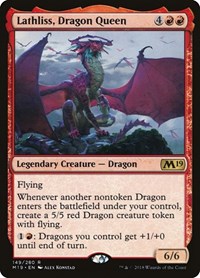 Lathliss, Dragon Queen - Core Set 2019 - Magic: The Gathering card