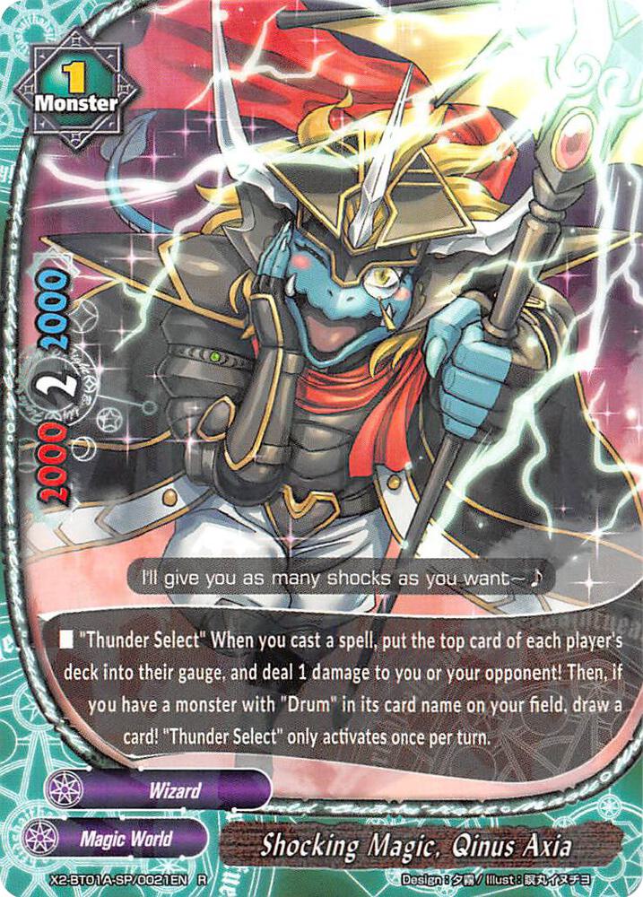 Shocking Magic, Qinus Axia - Solar Strife - Future Card BuddyFight