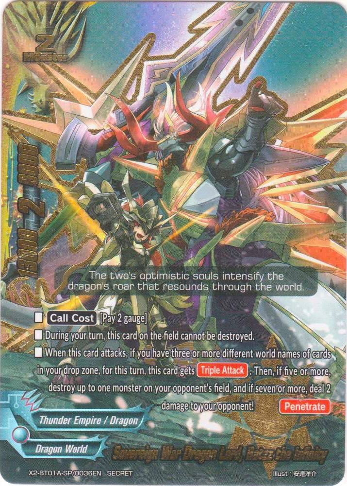 Sovereign War Dragon Lord, Batzz the Infinity - Solar Strife