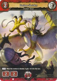 Furious Shrieker - Dragoborne Surge of Titans trading card