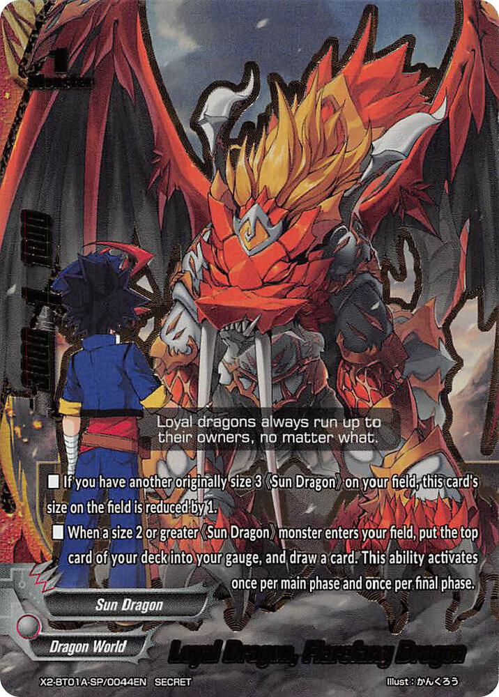 Loyal Dragon, Flarefang Dragon - Solar Strife - Future Card