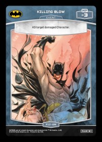 Killing Blow - MetaX Batman trading card