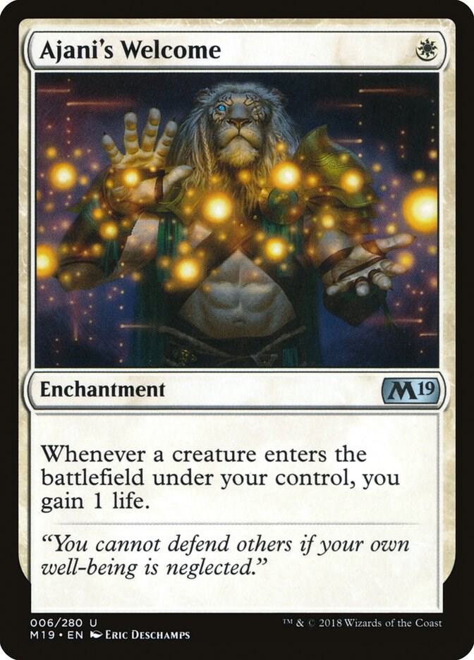 Ajani's Welcome - Core Set 2019 - Magic: The Gathering - TCGplayer.com