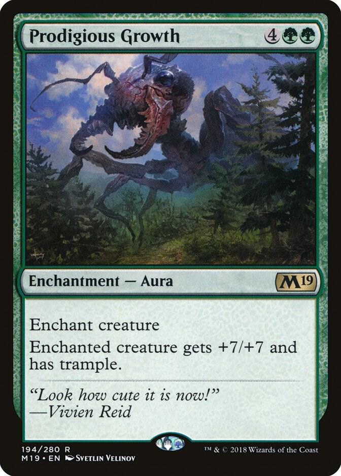 Prodigious Growth - Core Set 2019 - Magic: The Gathering