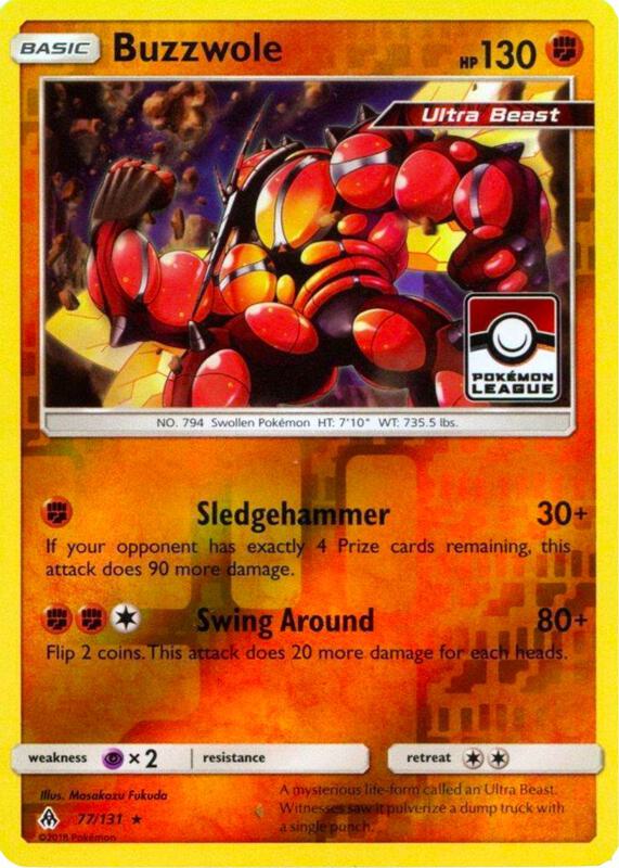 Buzzwole - 77/131 (Pokemon League) 077/131 from League & Championship Cards