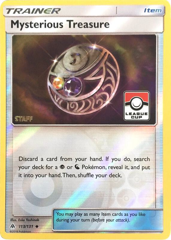 Mysterious Treasure - 113/131 (League Cup) [Staff] 113/131 from League & Championship Cards