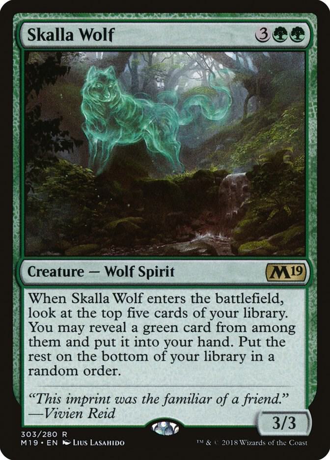 Skalla Wolf 303 card