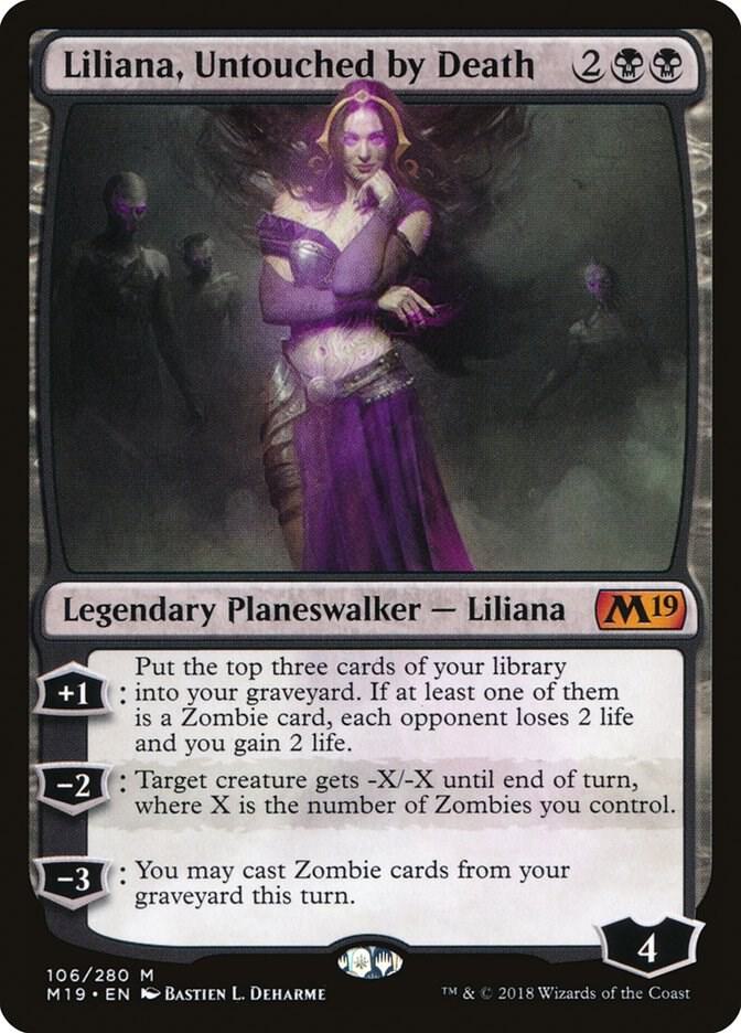 Liliana, Untouched by Death - Core Set 2019 - Magic: The Gathering