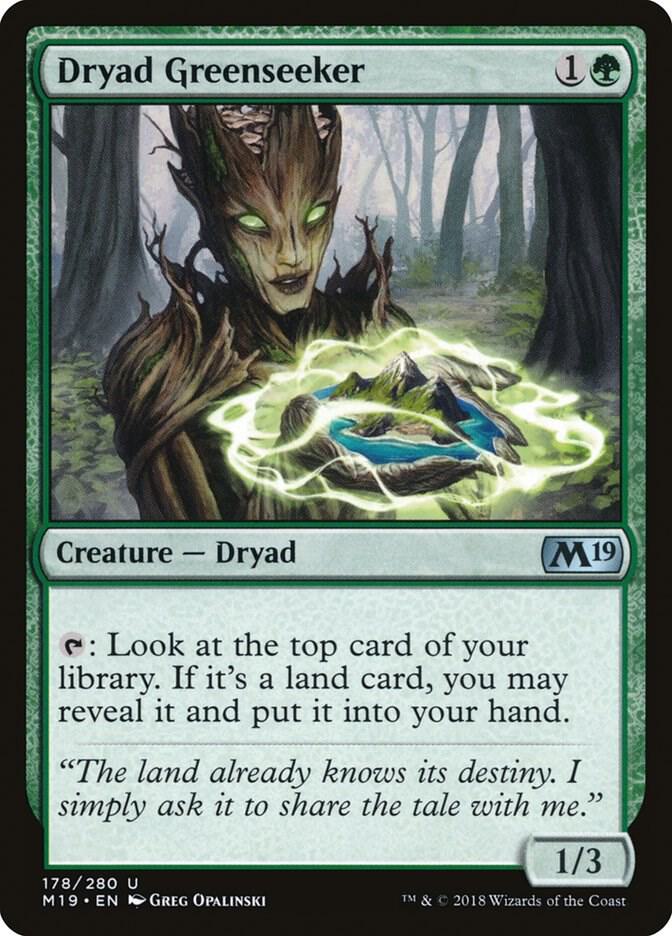 Dryad Greenseeker 178 card