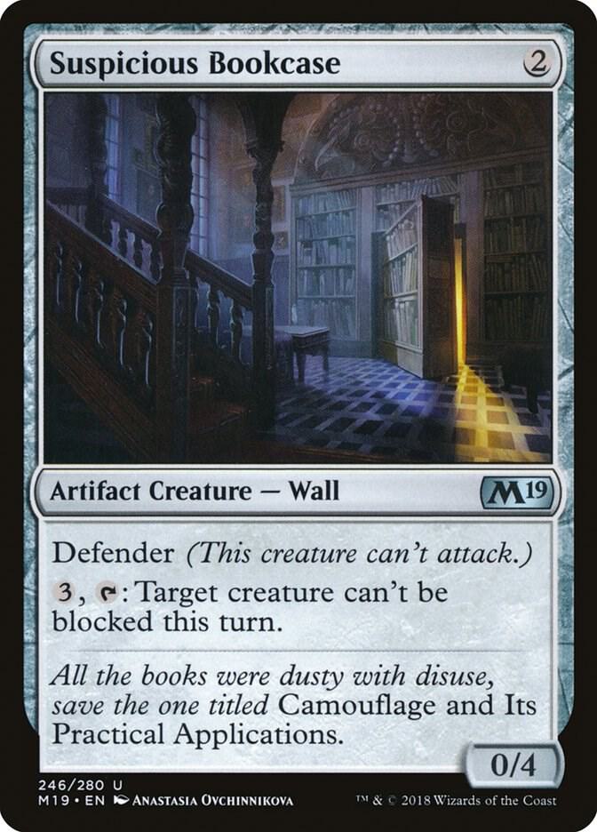 Suspicious Bookcase 246 card