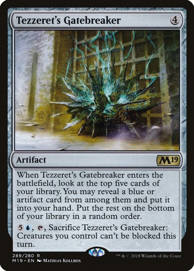 BLITZERS シャー トレカセット Tezzeret's Gatebreaker - Core Set 2019 - Magic: The Gathering