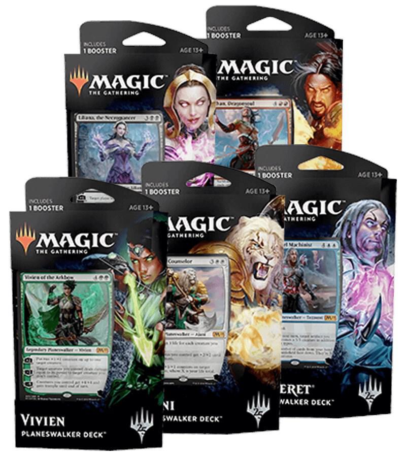Core Set 2019 - Planeswalker Deck [Set of 5] - Core Set 2019