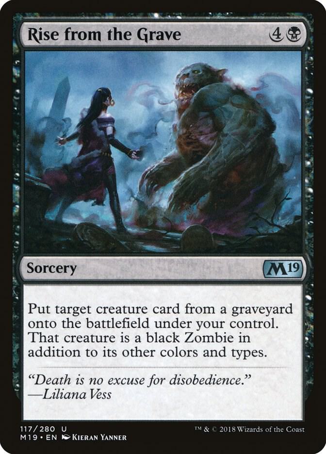 Rise from the Grave - Core Set 2019 - Magic: The Gathering - TCGplayer.com