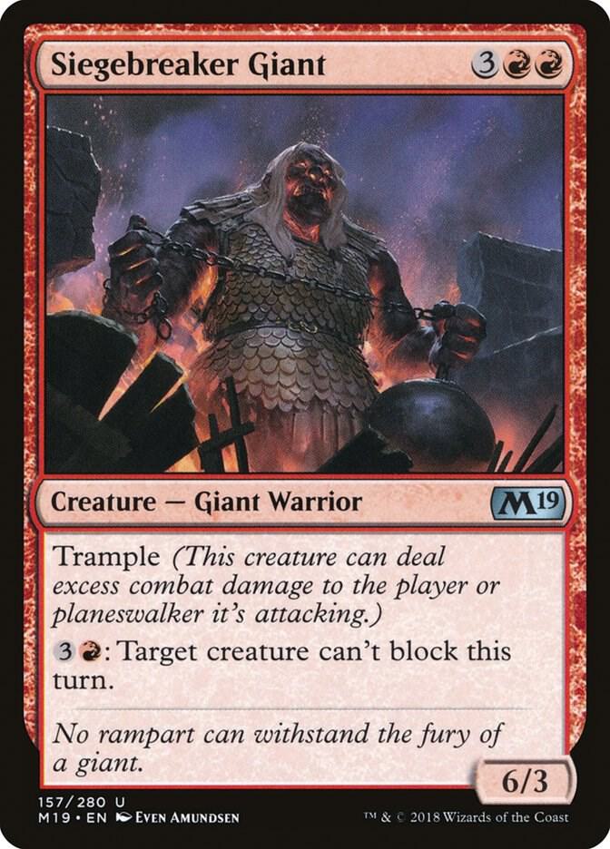 Siegebreaker Giant 157 card
