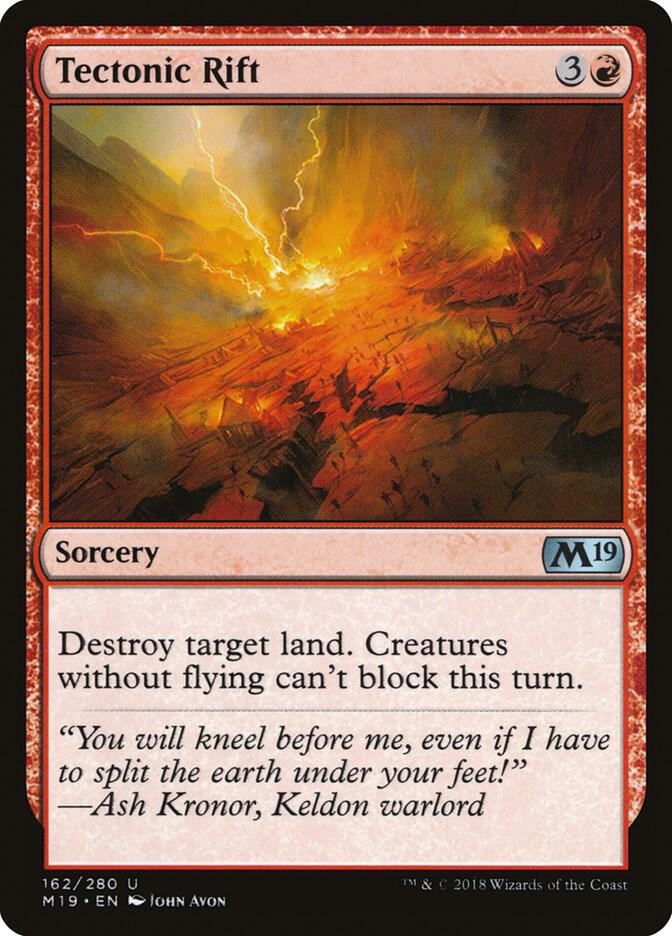 Tectonic Rift - Core Set 2019 - Magic: The Gathering - TCGplayer.com