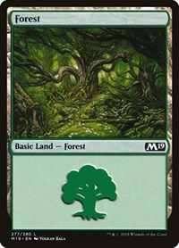 Forest (277) - Core Set 2019 - Magic: The Gathering card