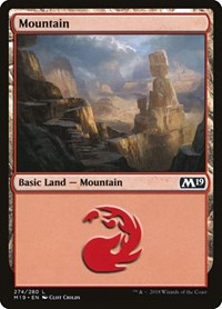 Mountain (274) (Core Set 2019)