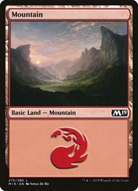 Mountain (275) (Core Set 2019)