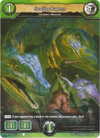 Snarling Raptos - Dragoborne Surge of Titans trading card