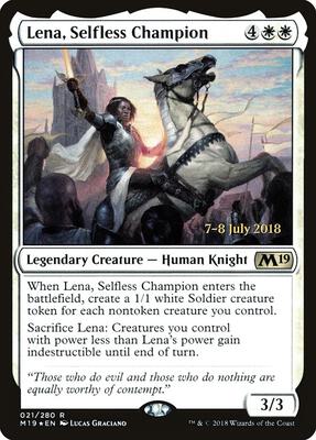 Lena, Selfless Champion #21 – Prerelease Cards (Rare)