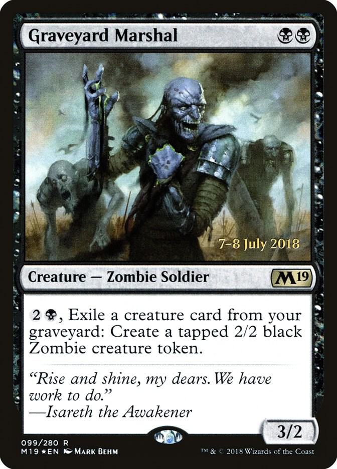 Graveyard Marshal #99s — Core Set 2019 Promos