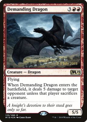 Demanding Dragon #135 – Prerelease Cards (Rare)