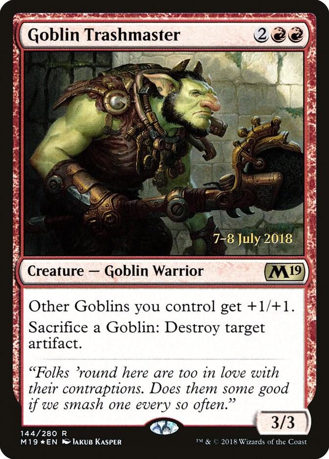 Goblin Trashmaster #144s — Core Set 2019 Promos