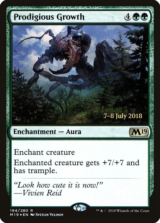 Prodigious Growth - Prerelease Cards - Magic: The Gathering - TCGplayer.com