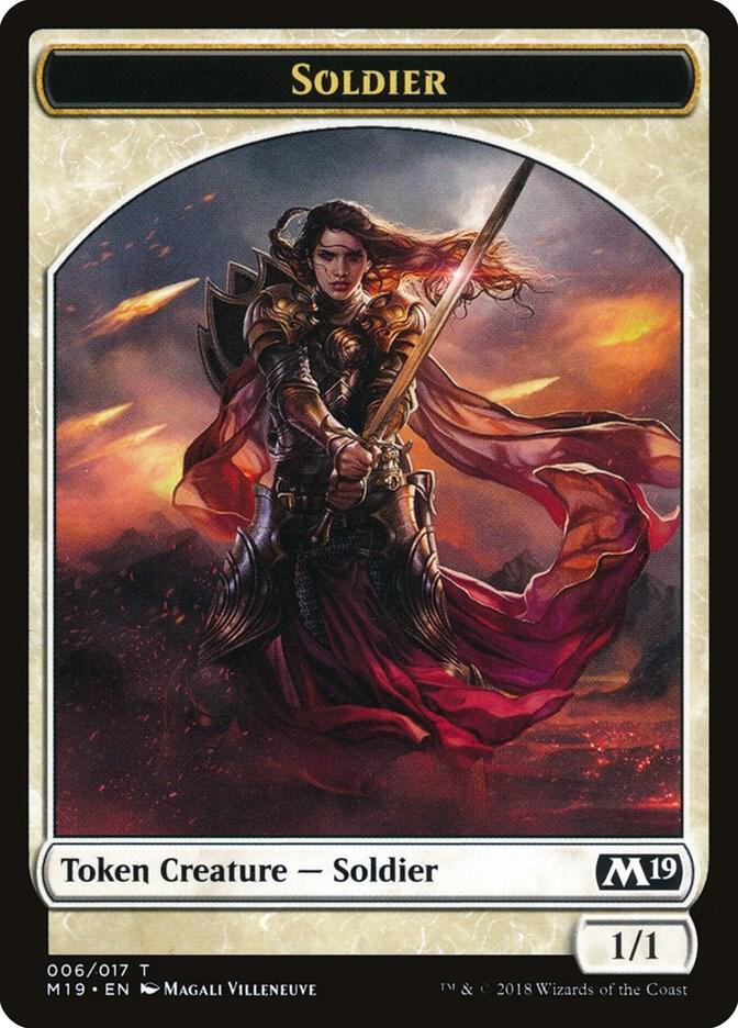 Soldier Token 6 card