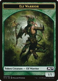 Elf Warrior Token (Core Set 2019)