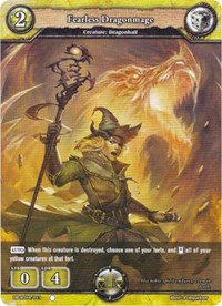 Fearless Dragonmage - Dragoborne Surge of Titans trading card