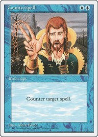 Counterspell - Fourth Edition - Magic: The Gathering card
