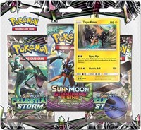 Celestial Storm 3 Pack Booster Blister [Tapu Koko] from SM - Celestial Storm Pokemon card image