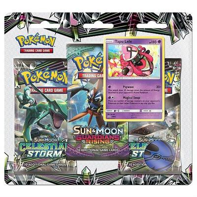 Celestial Storm 3 Pack Booster Blister [Tapu Lele]