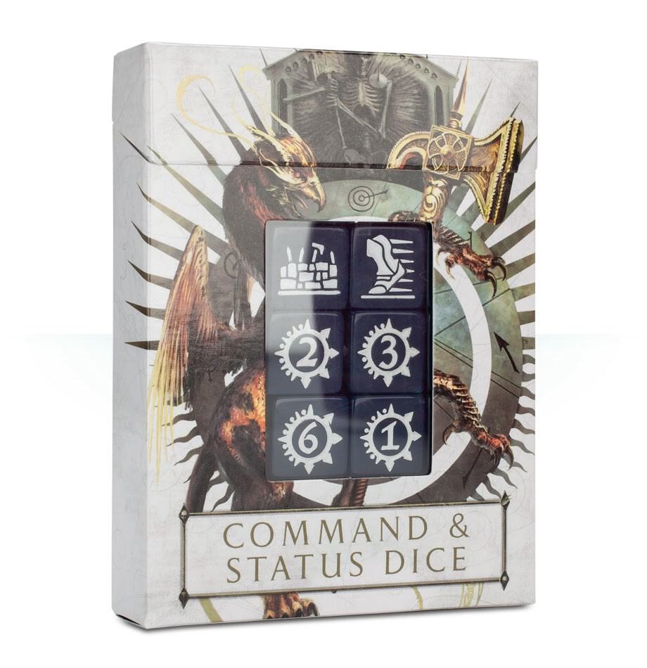 その他 WARHAMMER AGE OF SIGMAR COMMAND&STATUS Warhammer: Age of Sigmar - Command & Status Dice (20-Pack