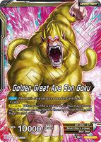 Golden Great Ape Son Goku // Long Odds SS4 Son Goku - Oversized