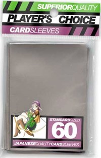 Player's Choice Card Sleeves Player's Choice Standard Card Sleeves - Silver (60-Pack)