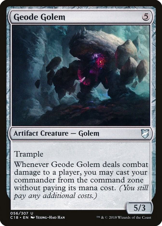 Geode Golem 56 card