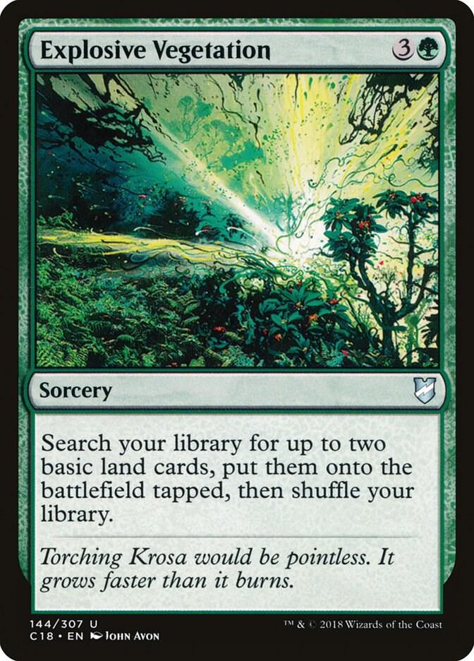 Explosive Vegetation 144 card