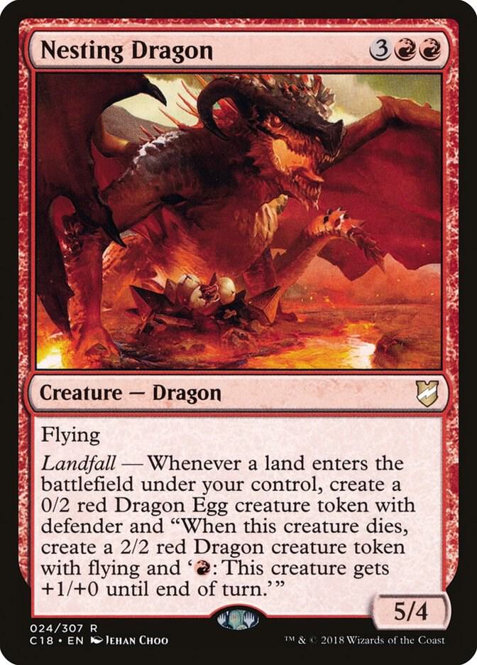 Magic: The Gathering - Nesting Dragon - Commander 2018
