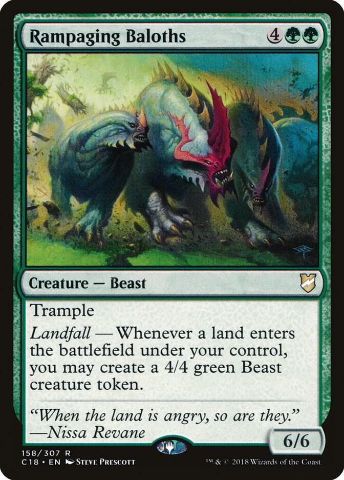 Rampaging Baloths 158 card
