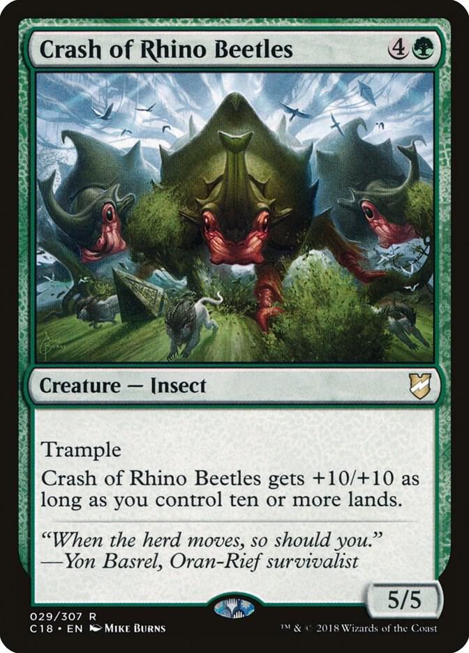 Crash of Rhino Beetles - Commander 2018 - Magic: The Gathering -  TCGplayer.com