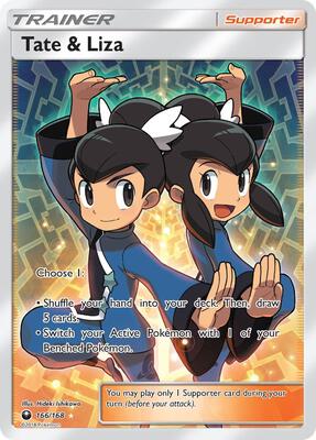 Tate & Liza (Full Art) - SM - Celestial Storm - Pokemon
