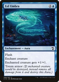 Eel Umbra - Commander 2018 - Magic: The Gathering card