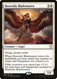 Heavenly Blademaster - Commander 2018 - Magic: The Gathering card
