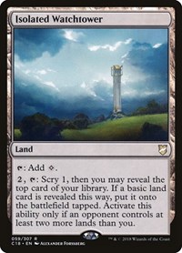 Isolated Watchtower - Commander 2018 - Magic: The Gathering card