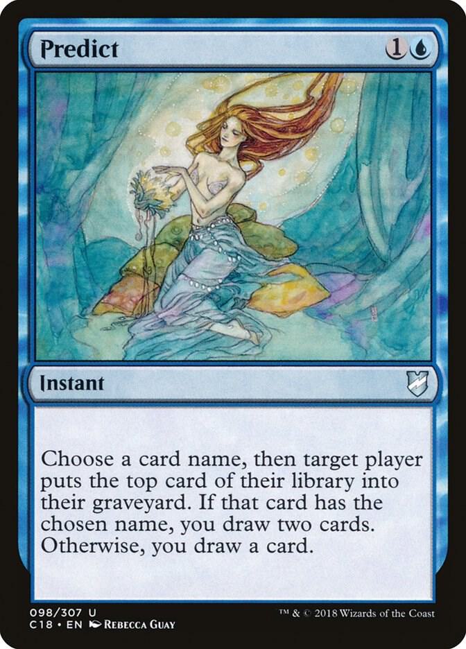 Predict 98 card