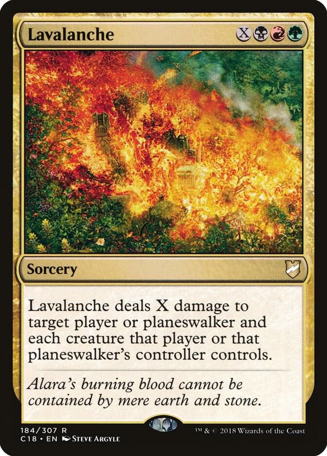 Lavalanche 184 card
