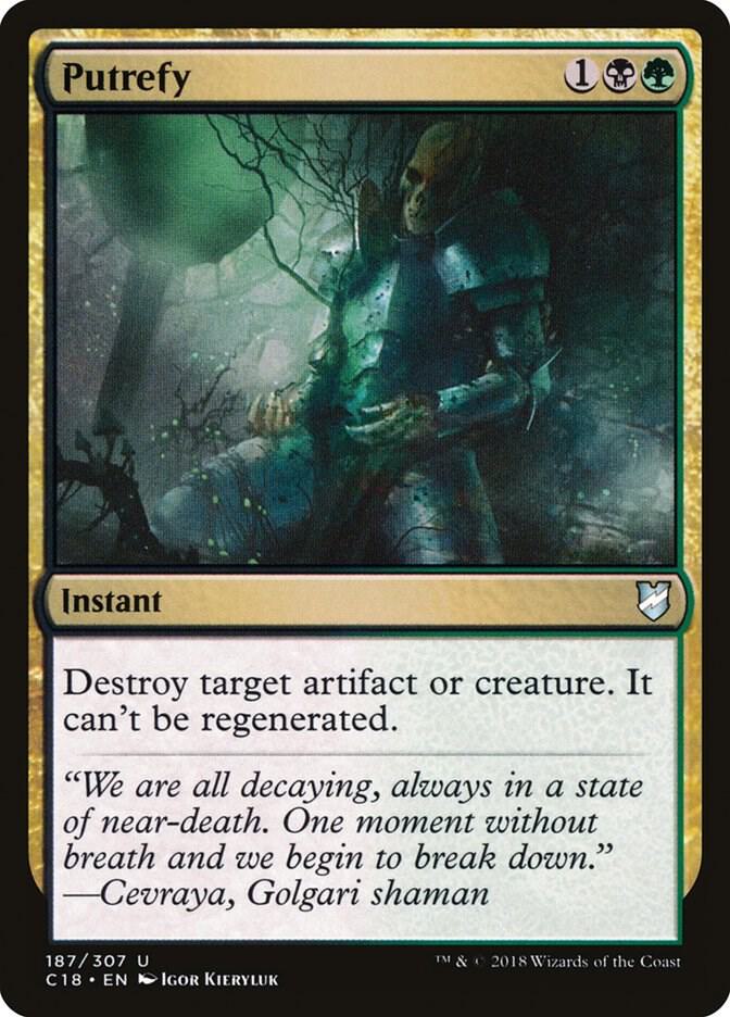 Putrefy 187 card
